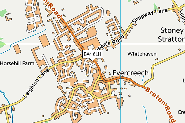 BA4 6LH map - OS VectorMap District (Ordnance Survey)