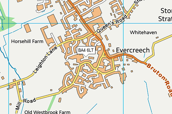 BA4 6LT map - OS VectorMap District (Ordnance Survey)