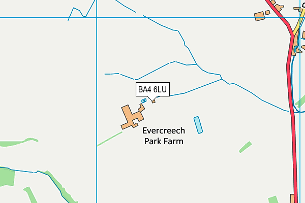 BA4 6LU map - OS VectorMap District (Ordnance Survey)