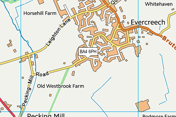 BA4 6PH map - OS VectorMap District (Ordnance Survey)