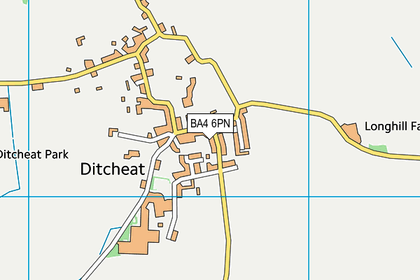BA4 6PN map - OS VectorMap District (Ordnance Survey)