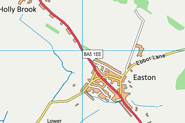 BA5 1EE map - OS VectorMap District (Ordnance Survey)