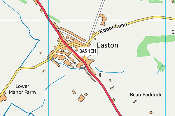 BA5 1EH map - OS VectorMap District (Ordnance Survey)