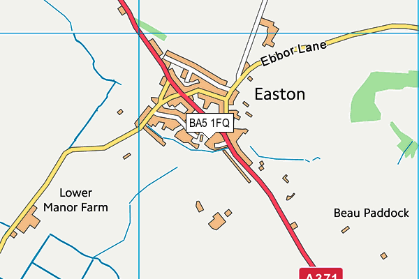 BA5 1FQ map - OS VectorMap District (Ordnance Survey)