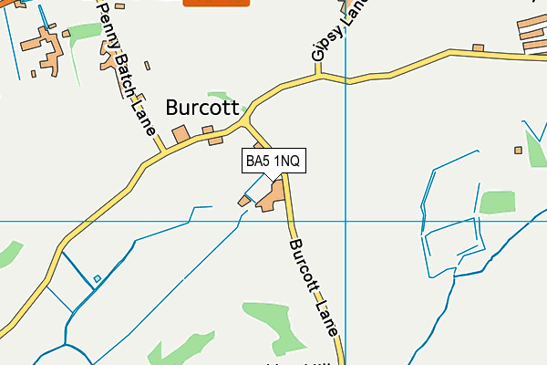 BA5 1NQ map - OS VectorMap District (Ordnance Survey)