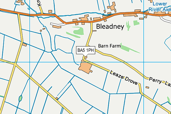 BA5 1PH map - OS VectorMap District (Ordnance Survey)