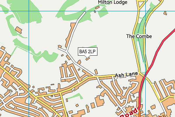 BA5 2LP map - OS VectorMap District (Ordnance Survey)