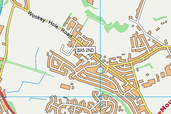 BA5 2ND map - OS VectorMap District (Ordnance Survey)