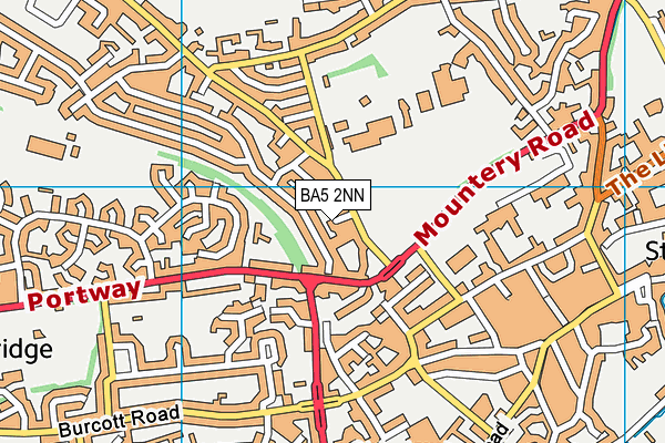 BA5 2NN map - OS VectorMap District (Ordnance Survey)