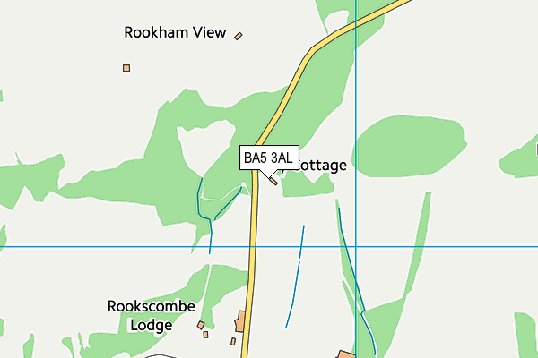 BA5 3AL map - OS VectorMap District (Ordnance Survey)