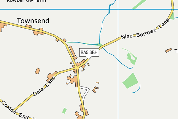 BA5 3BH map - OS VectorMap District (Ordnance Survey)