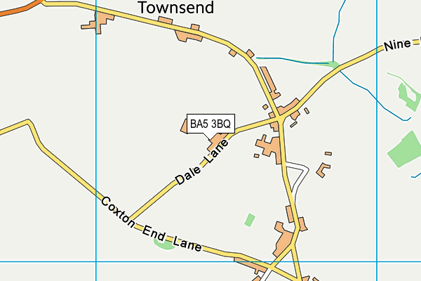 BA5 3BQ map - OS VectorMap District (Ordnance Survey)