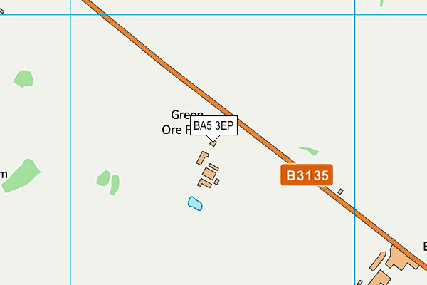 BA5 3EP map - OS VectorMap District (Ordnance Survey)