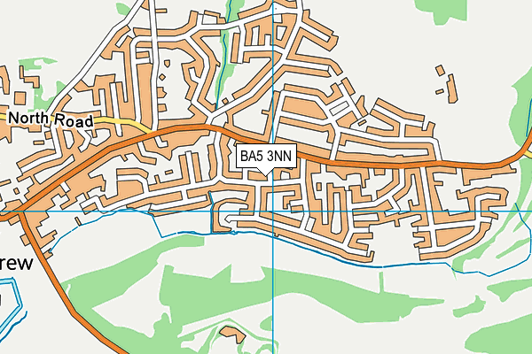 BA5 3NN map - OS VectorMap District (Ordnance Survey)