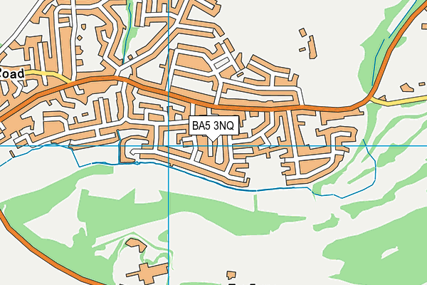 BA5 3NQ map - OS VectorMap District (Ordnance Survey)