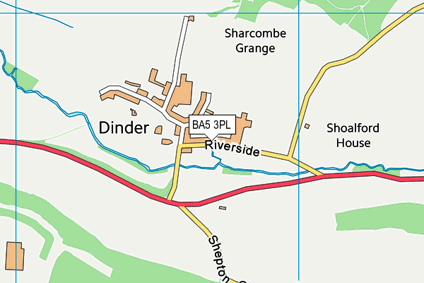 BA5 3PL map - OS VectorMap District (Ordnance Survey)