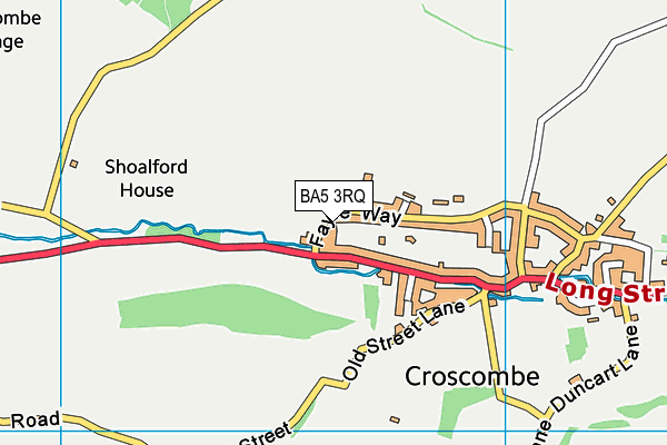 BA5 3RQ map - OS VectorMap District (Ordnance Survey)