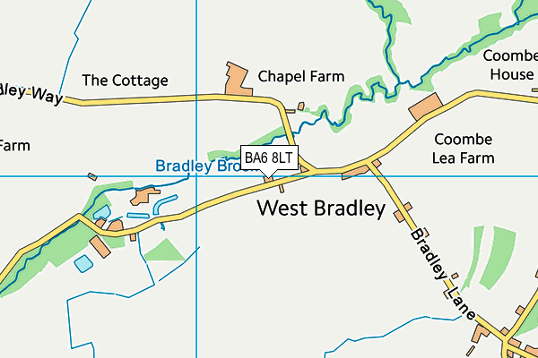 BA6 8LT map - OS VectorMap District (Ordnance Survey)