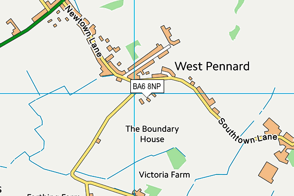 BA6 8NP map - OS VectorMap District (Ordnance Survey)