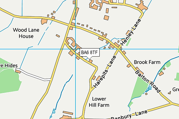 BA6 8TF map - OS VectorMap District (Ordnance Survey)