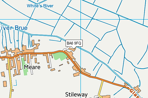 BA6 9FQ map - OS VectorMap District (Ordnance Survey)