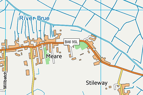 BA6 9SL map - OS VectorMap District (Ordnance Survey)