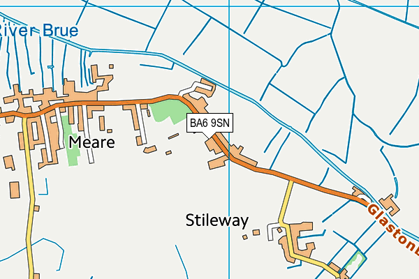 BA6 9SN map - OS VectorMap District (Ordnance Survey)