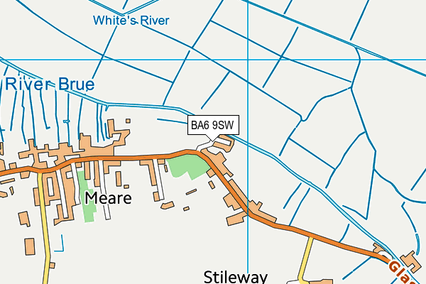 BA6 9SW map - OS VectorMap District (Ordnance Survey)