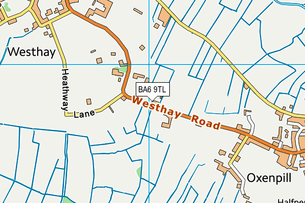 BA6 9TL map - OS VectorMap District (Ordnance Survey)