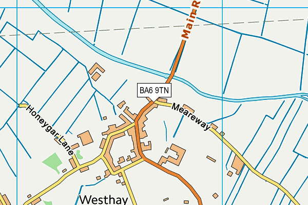 BA6 9TN map - OS VectorMap District (Ordnance Survey)