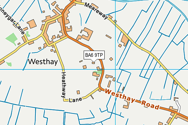 BA6 9TP map - OS VectorMap District (Ordnance Survey)