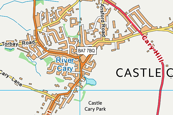 Map of CAROLINE SHARLEY LIMITED at district scale