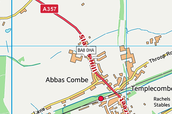 BA8 0HA map - OS VectorMap District (Ordnance Survey)