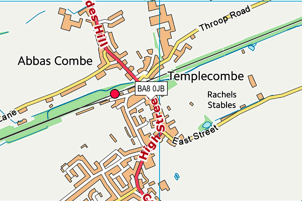 Map of COURT RISE BUILDINGS MANAGEMENT (TEMPLECOMBE) LIMITED at district scale
