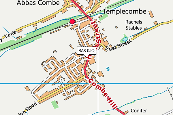 BA8 0JQ map - OS VectorMap District (Ordnance Survey)