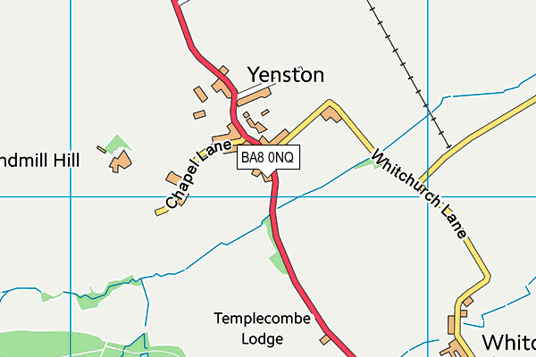 BA8 0NQ map - OS VectorMap District (Ordnance Survey)