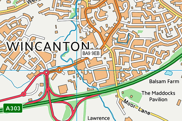 Map of WINCANTON AUCTIONS LTD at district scale
