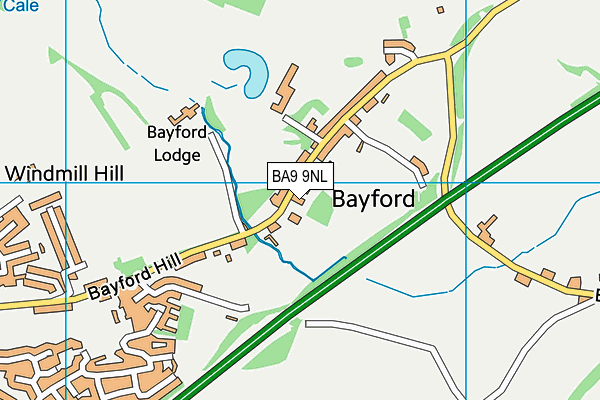 BA9 9NL map - OS VectorMap District (Ordnance Survey)