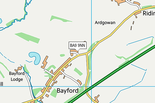 BA9 9NN map - OS VectorMap District (Ordnance Survey)