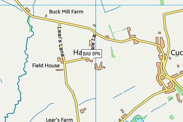 BA9 9PN map - OS VectorMap District (Ordnance Survey)