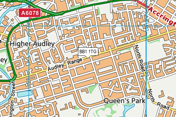 Map of AUDLEY CARPETS LTD at district scale