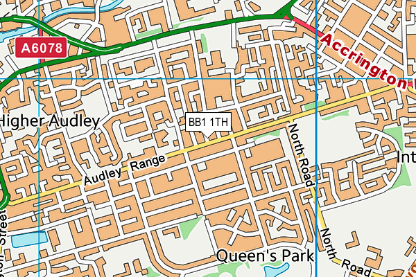 Map of AUDLEY CHIPPY LTD at district scale