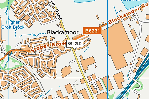 Map of HEPWORTH PLACE ESCO LIMITED at district scale