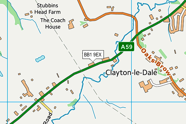 Map of CLAYTON HILL PROPERTIES LTD at district scale