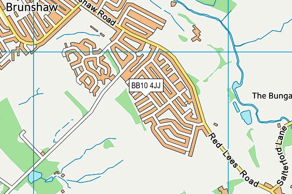 BB10 4JJ map - OS VectorMap District (Ordnance Survey)