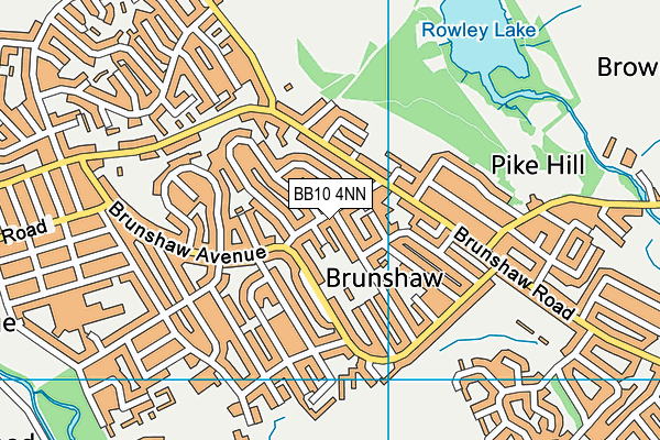 BB10 4NN map - OS VectorMap District (Ordnance Survey)
