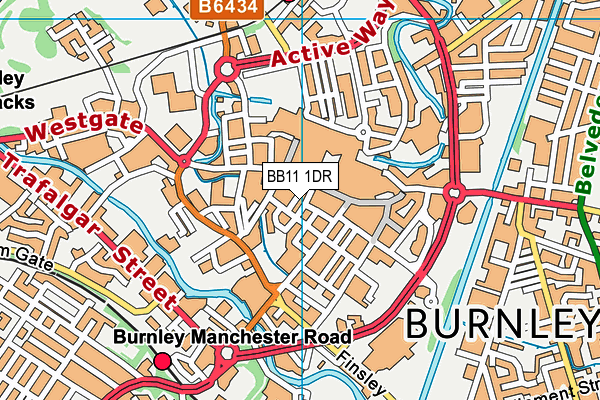 Map of LOCAL EATS BURNLEY LTD at district scale