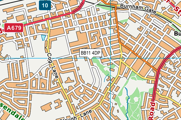 BB11 4DP map - OS VectorMap District (Ordnance Survey)