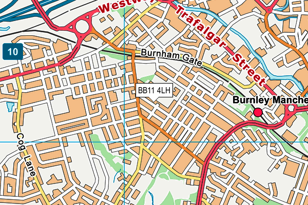 BB11 4LH map - OS VectorMap District (Ordnance Survey)