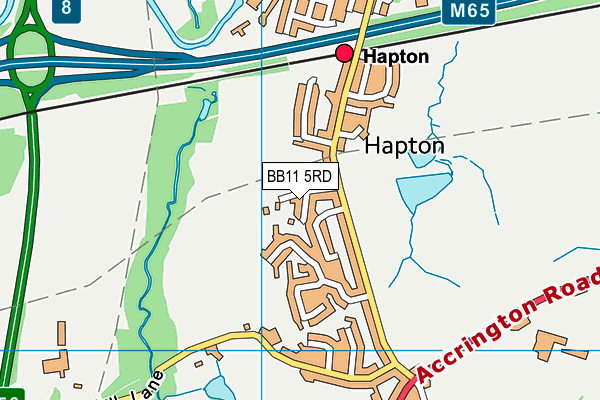Map of TOWN GATE (GREAT HARWOOD) LIMITED at district scale